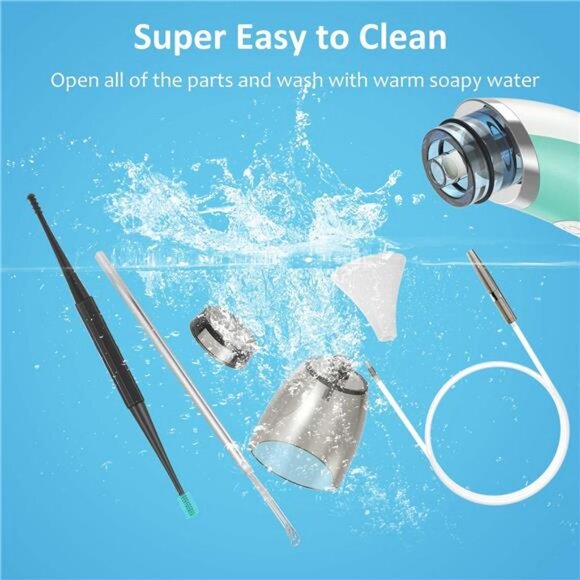 Ear Vacuum Wax Remover Tool - 5 Levels Strong Suction, Silicone Tip - Picture 6 of 7